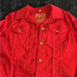 Michael Kors Red Logo Jacket